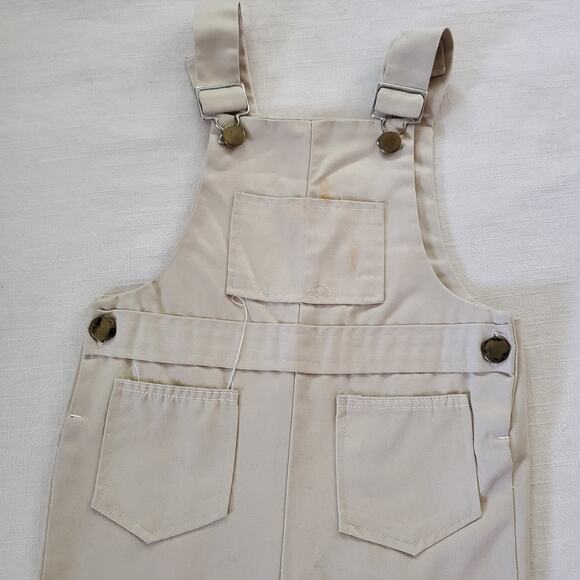 Vintage Tan Flared Leg Overalls 3t - Picture 2 of 9